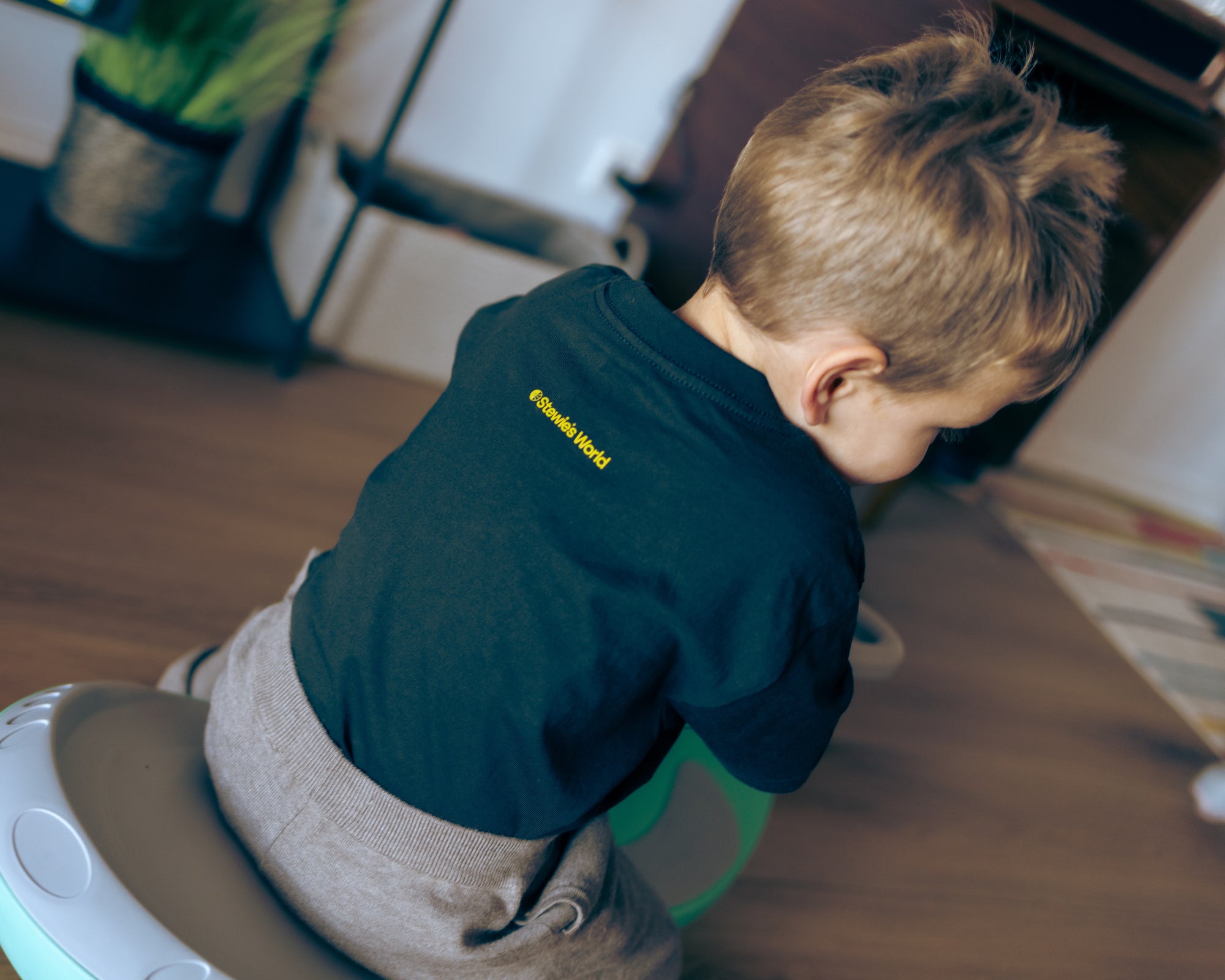 Child wearing a Stew York Minute Tee