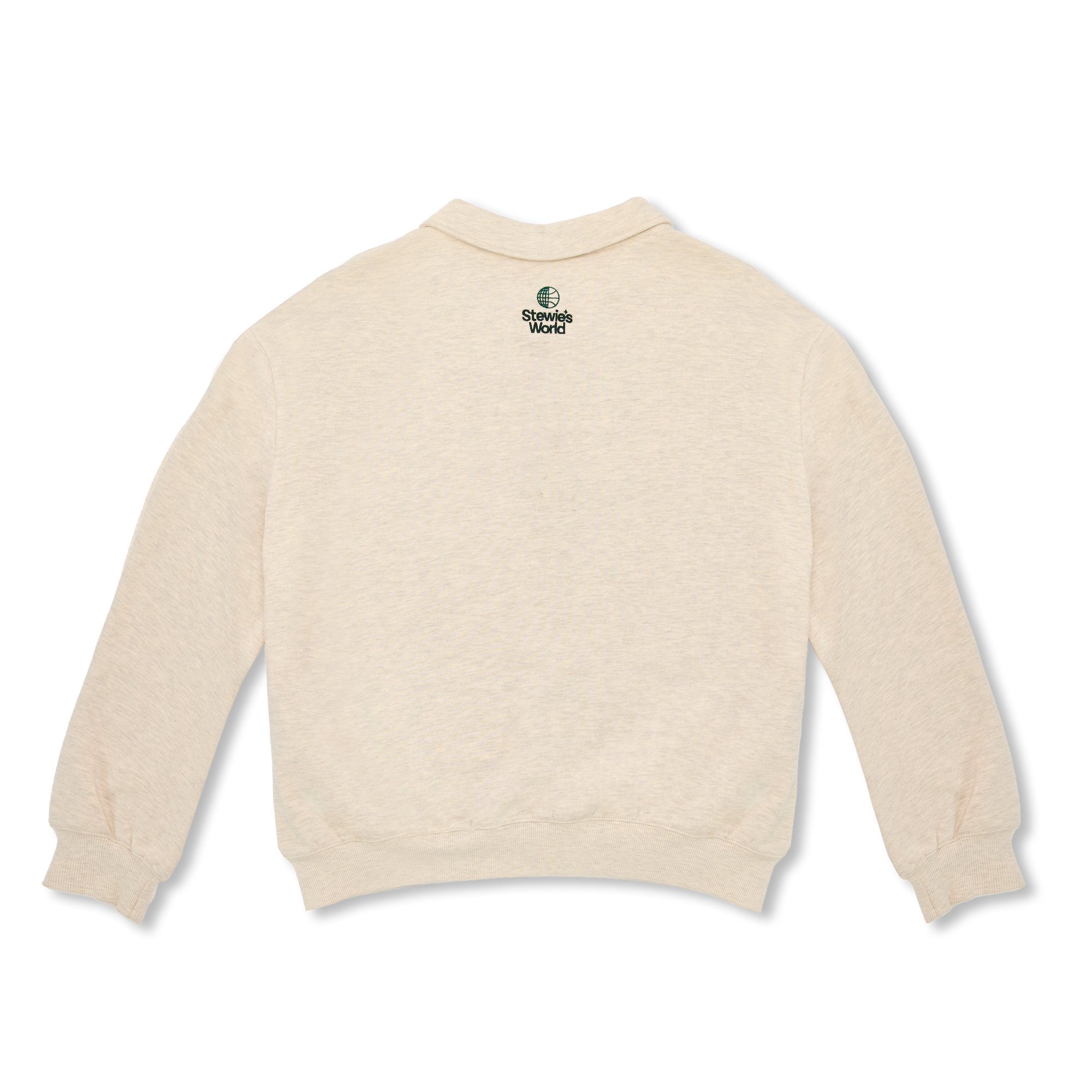 Back of mean one crew with "Stewie's World" logo 